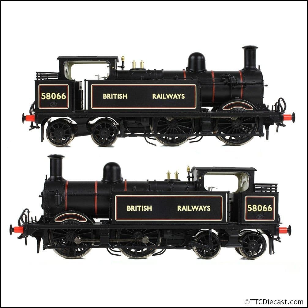Bachmann 31-743 MR 1532 (1P) Tank 58066 BR Lined Black (British Railways), OO Gauge