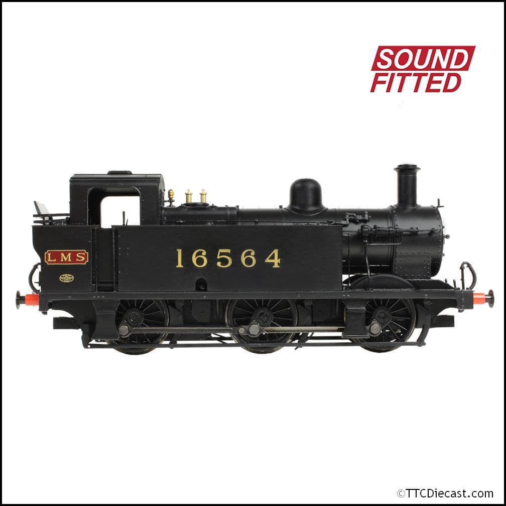 Bachmann 32-227CSF LMS Fowler 3F (Jinty) 16564 LMS Black, OO Gauge