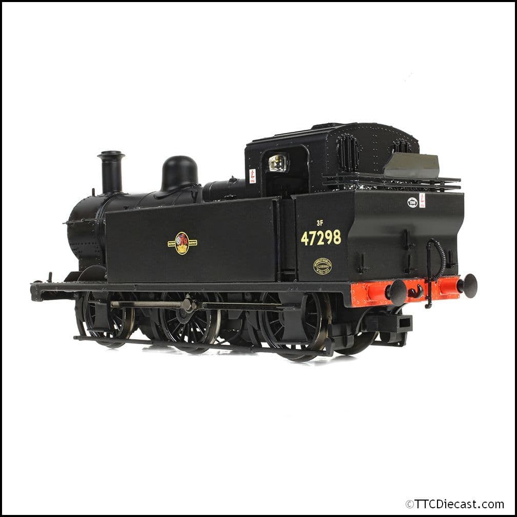 Bachmann 32-232A LMS Fowler 3F (Jinty) 47298 BR Black (Late Crest), OO Gauge