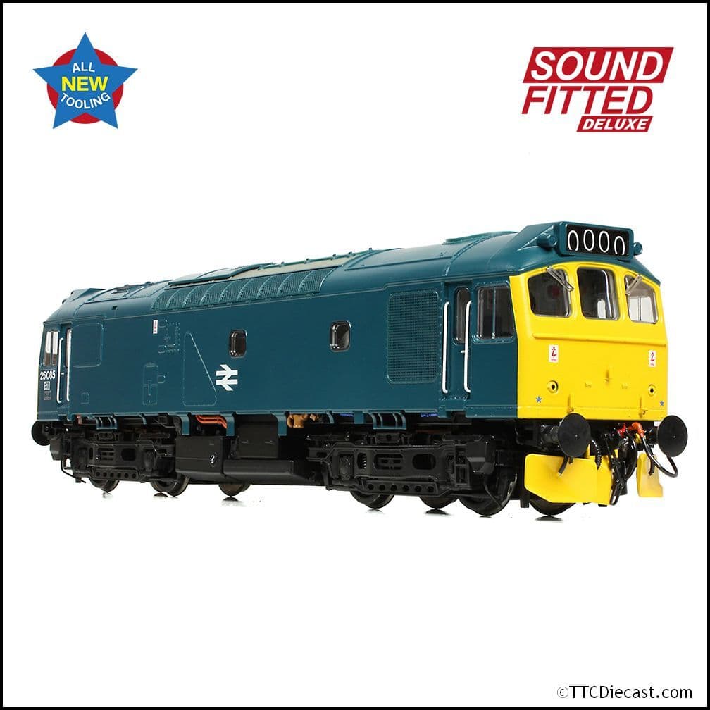 Bachmann 32-344SFX Class 25/2 25085 BR Blue, OO Gauge
