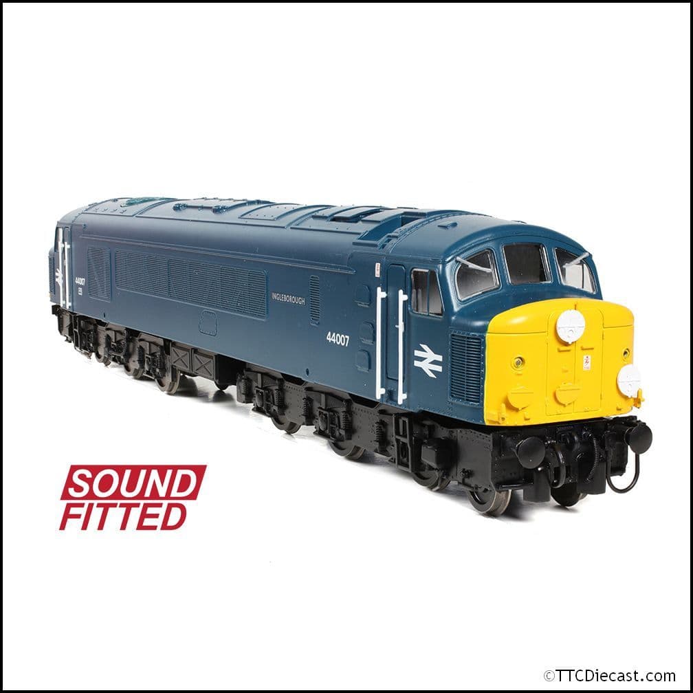 Bachmann 32-652ASF Class 44 Disc Headcode 44007 'Ingleborough' BR Blue, OO Gauge