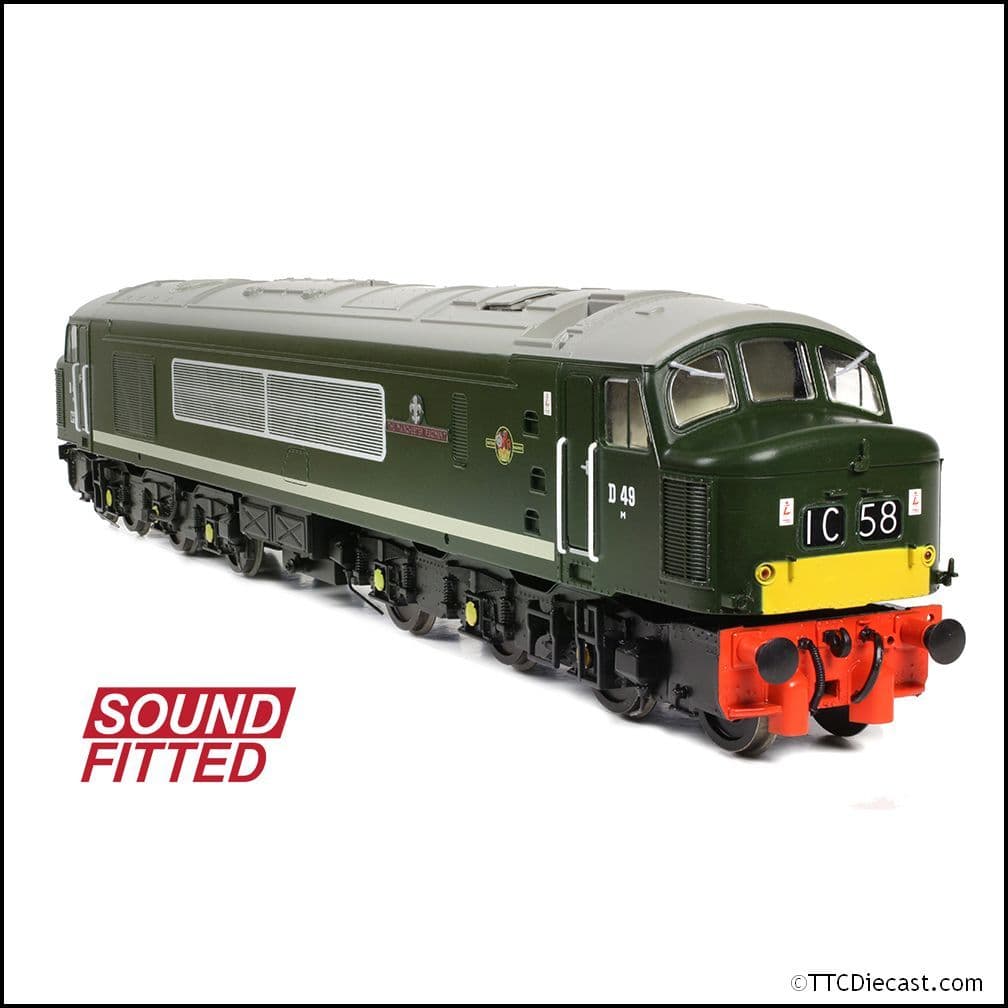Bachmann 32-678ASF Cl 45 D49 'The Manchester Regiment' BR Green (SYP), OO Gauge