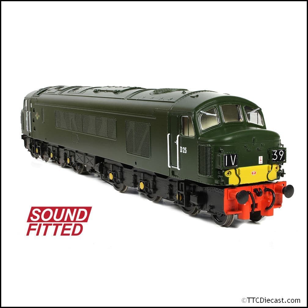 Bachmann 32-679ASF Class 45 Split Headcode D25 BR Plain Green ( SYP), OO Gauge