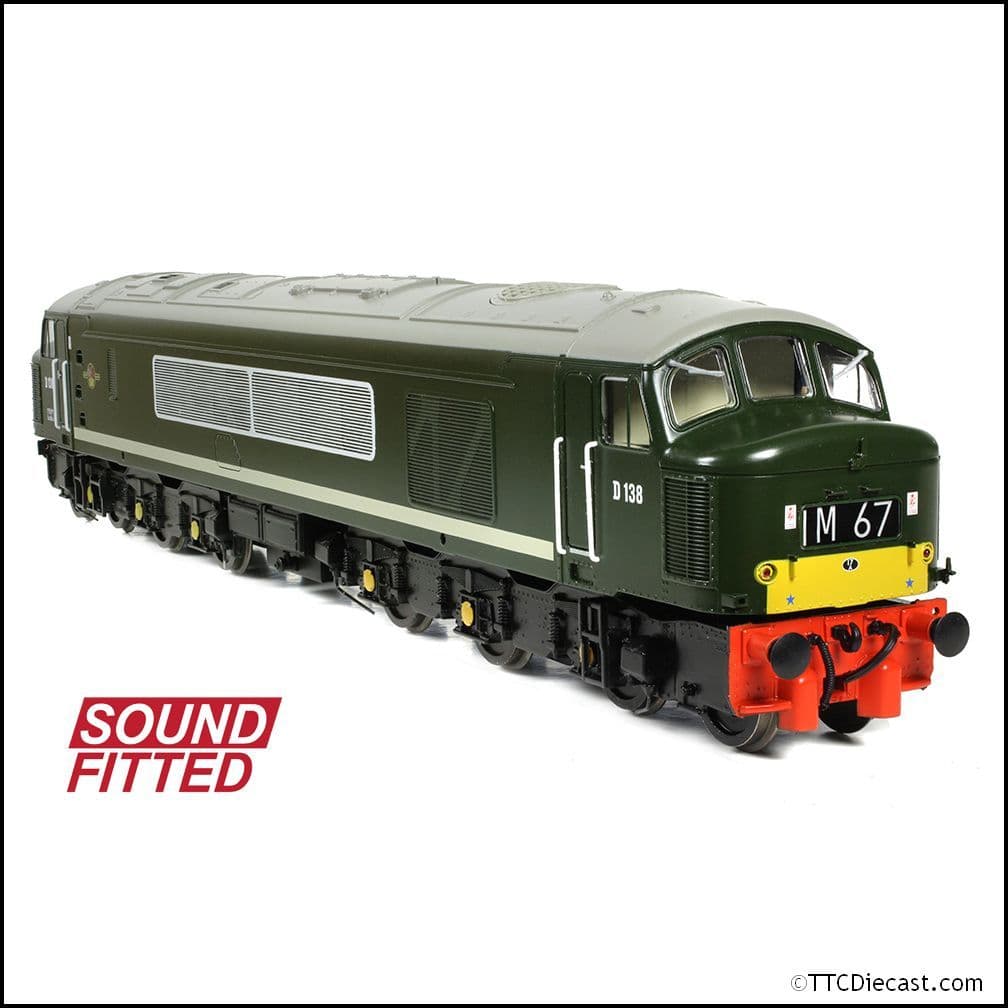 Bachmann 32-702ASF Class 46 Centre Headcode D138 BR Green ( SYP), OO Gauge