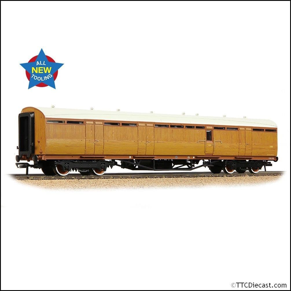 Bachmann 34-360A LNER Thompson Full Brake LNER Teak Effect, OO Gauge