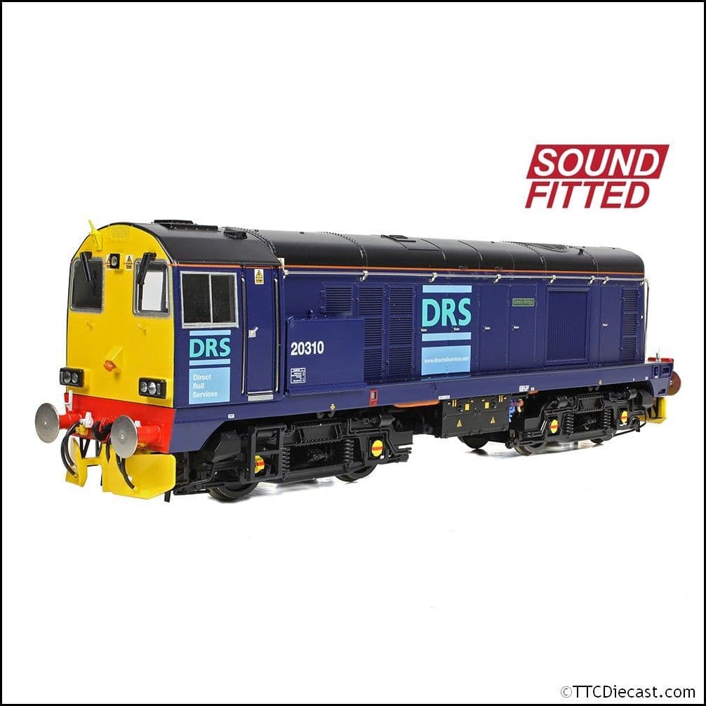 Bachmann 35-125ASF Class 20/3 20310 'Gresty Bridge' DRS Blue, OO Gauge - SOUND FITTED