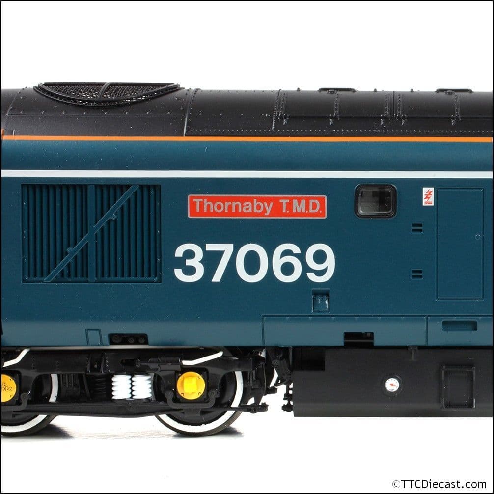 Bachmann 35-312 Class 37/0 Split H/Code 37069 Thornaby TMD Blue (White Stripe), OO Gauge