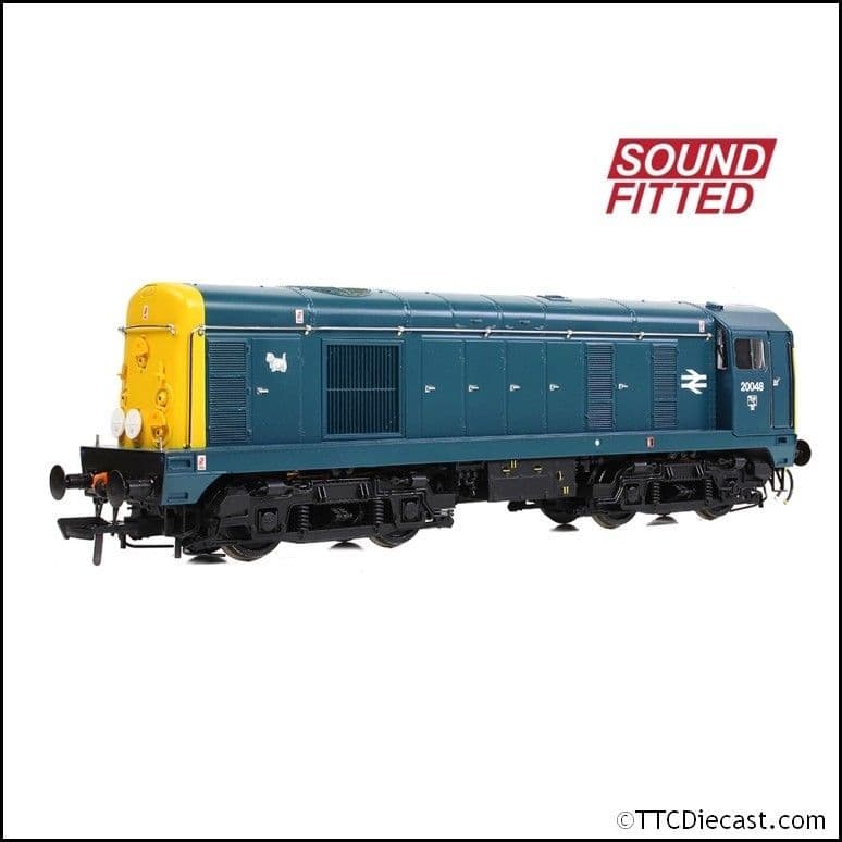 Bachmann 35-355RJSF Class 20/0 Disc Headcode 20048 BR Blue (ED) SOUND FITTED, OO Gauge *LAST FEW*