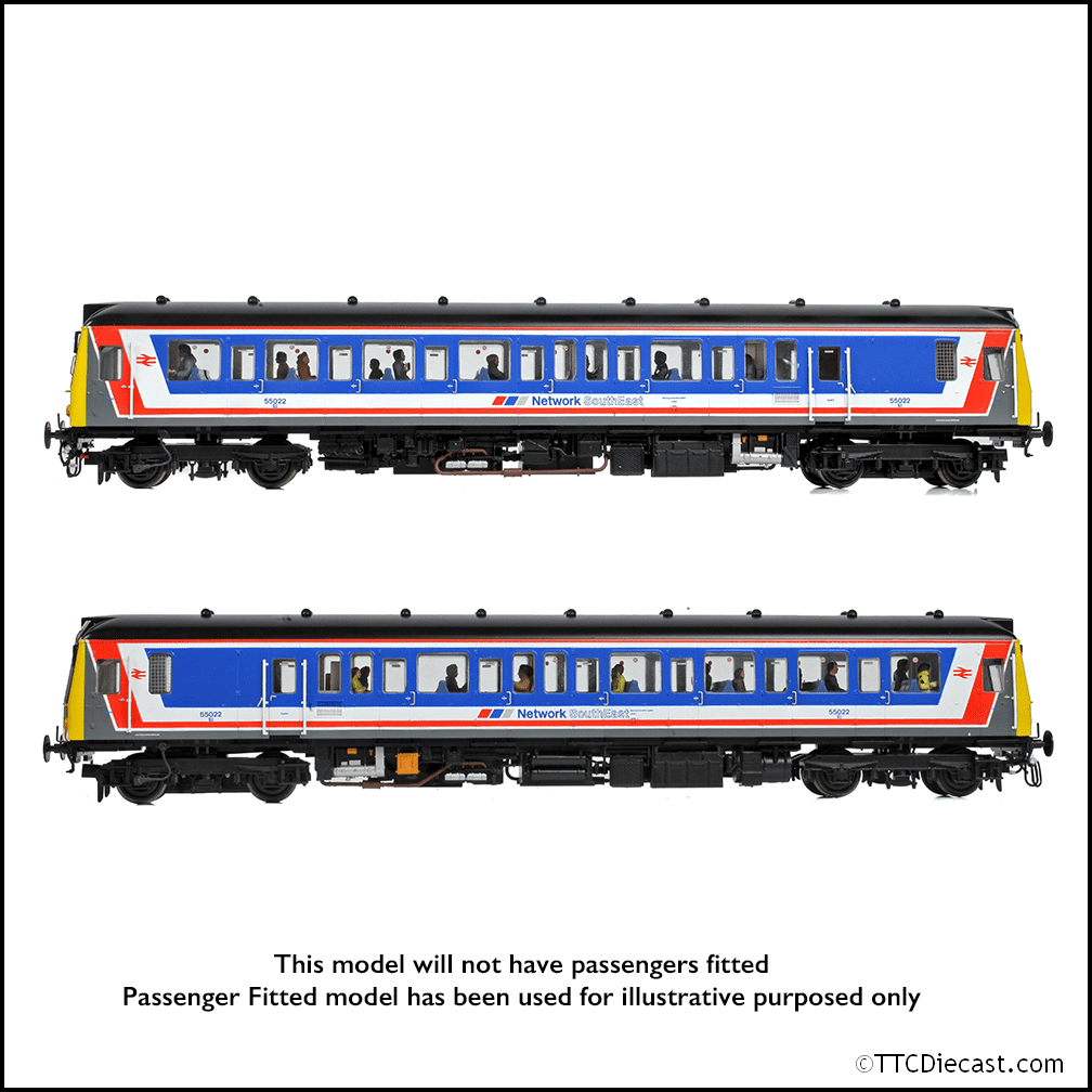 Bachmann 35-530 Class 121 Single-Car DMU 55022 BR Network SouthEast, OO Gauge
