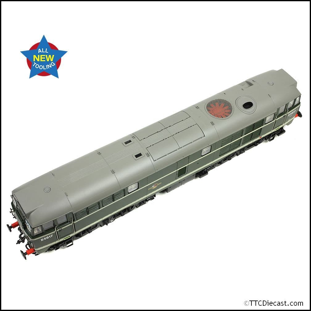 Bachmann 35-801A Class 30 D5617 BR Green (Late Crest), OO Gauge