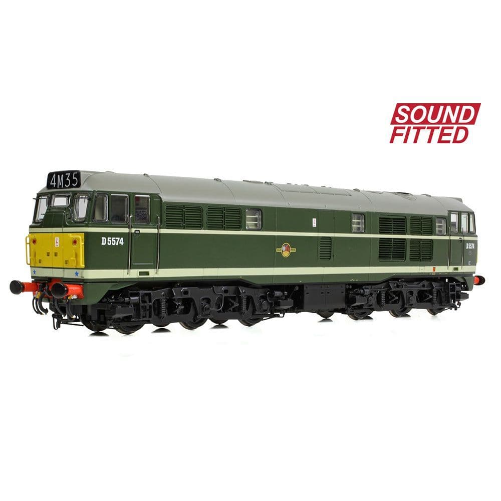 Bachmann 35-802SF Class 30 D5574 BR Green (SYE) (DCC SOUND) OO Gauge *PRE ORDER £276.21*