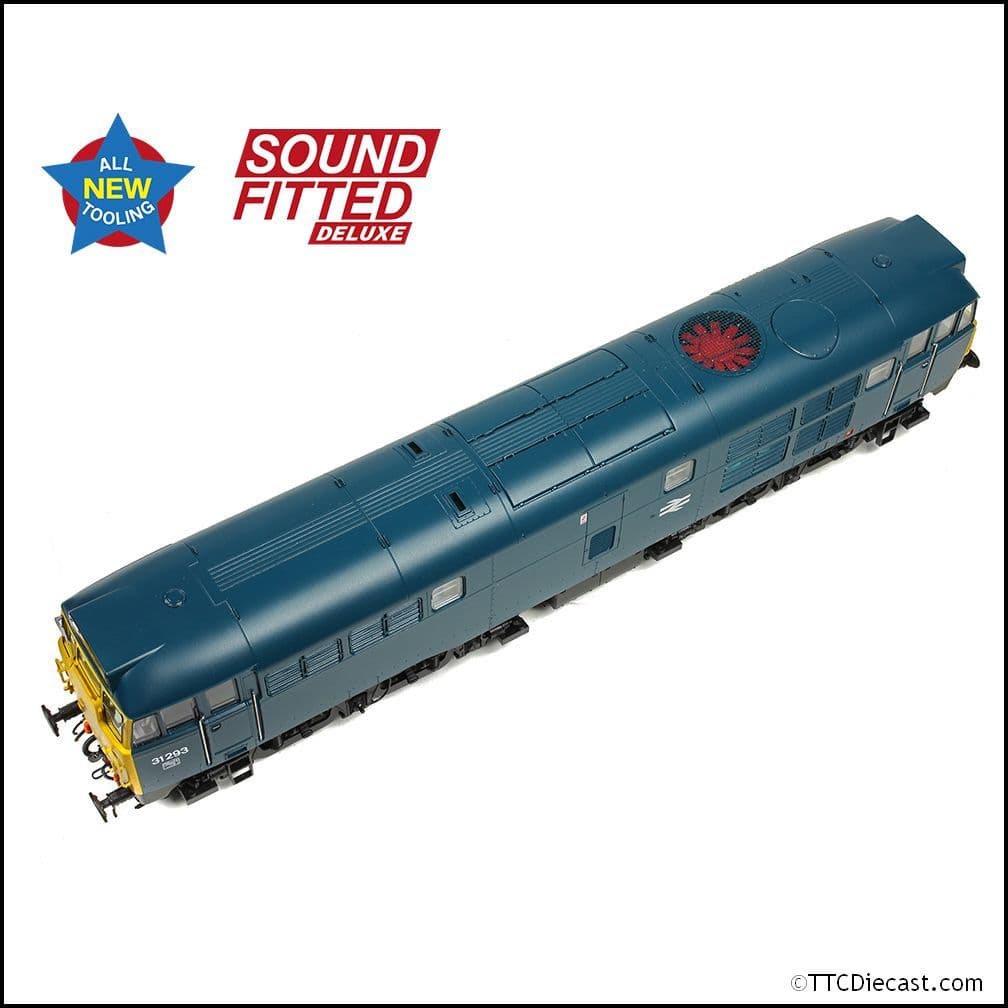 Bachmann 35-805ASFX Class 31/1 31293 BR Blue, OO Gauge