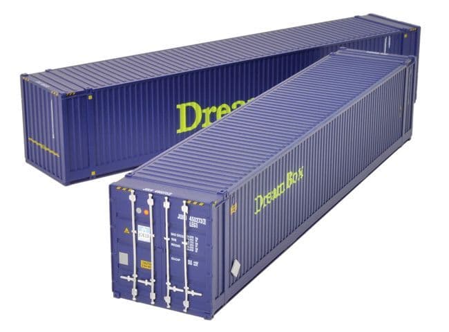 Bachmann 36-102 45ft Containers (x2) 'Dream Box' *LAST FEW*
