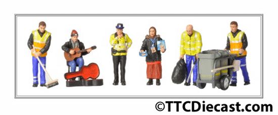 Bachmann 36-411 Modern Street Scene Figures, OO Gauge