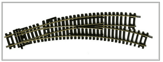 Bachmann 36-875 Right-hand Curved Point Radii 438mm Arcs 22.5 & 33.75