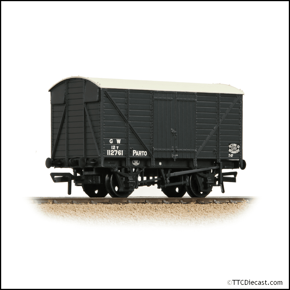 Bachmann 37-727A GWR 12T 'Parto' Ventilated Van GWR Grey, OO Gauge