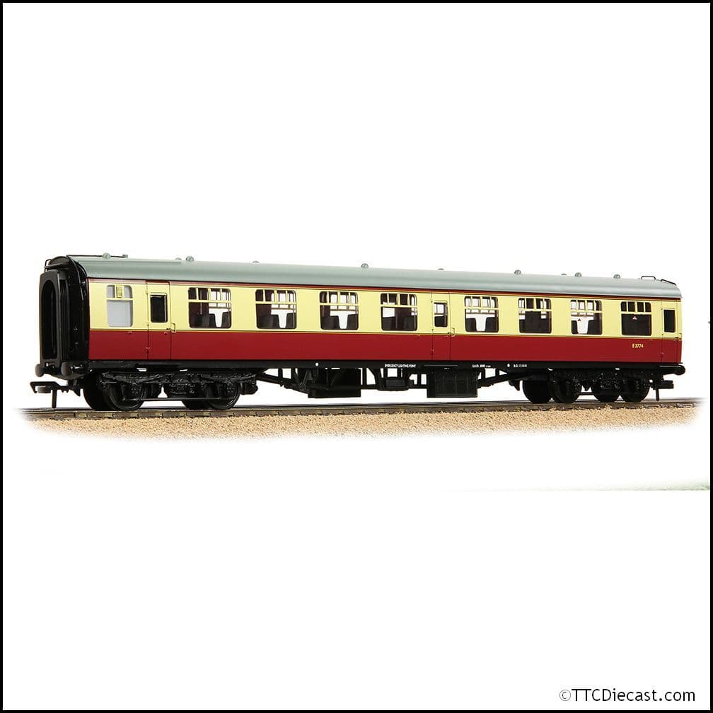 Bachmann 39-052H BR Mk1 TSO Tourist Second Open BR Crimson & Cream, OO Gauge