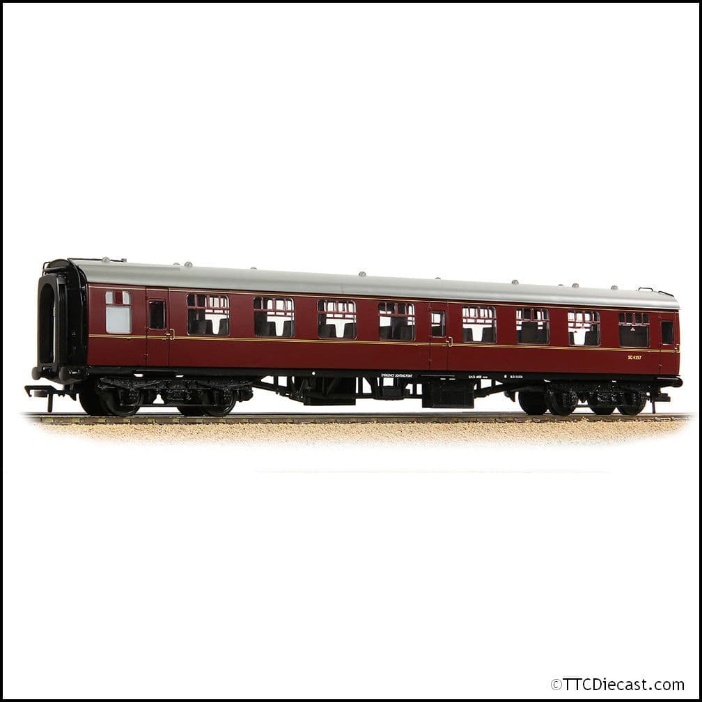 Bachmann 39-060 BR Mk1 TSO Tourist Second Open BR Maroon, OO Gauge