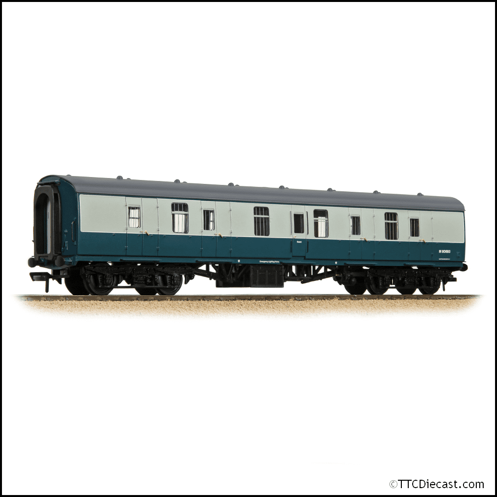 Bachmann 39-175G BR Mk1 NDV (Ex-BG) Brake Gangwayed BR Blue & Grey, OO Gauge