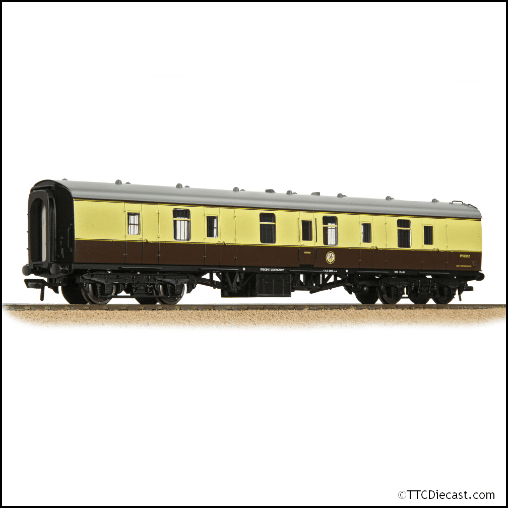 Bachmann 39-179C BR Mk1 BG Brake Gangwayed BR (WR) Chocolate & Cream, OO Gauge