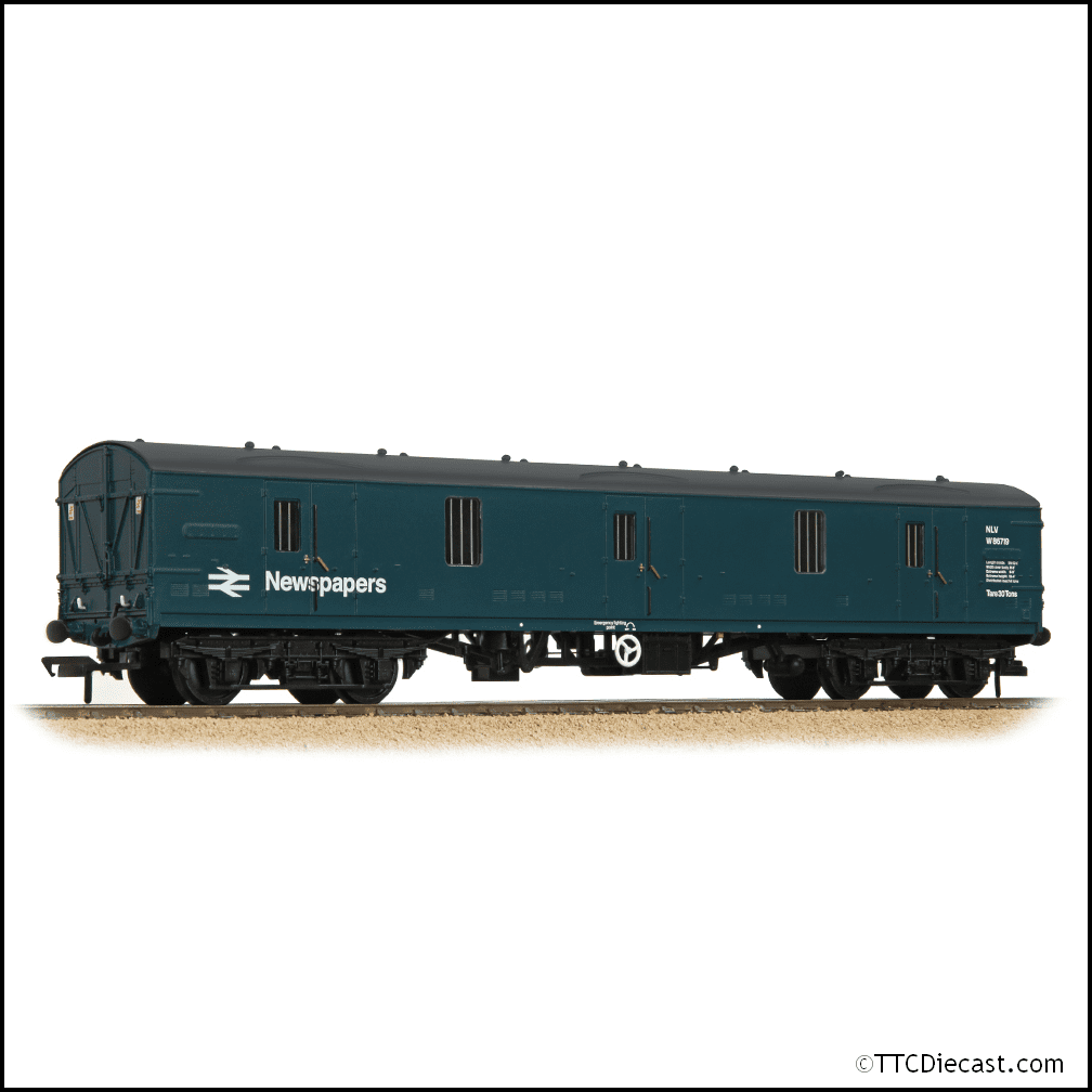 Bachmann 39-272D BR Mk1 NLV (Ex-GUV) General Utility Van BR Blue (Newspapers), OO Gauge