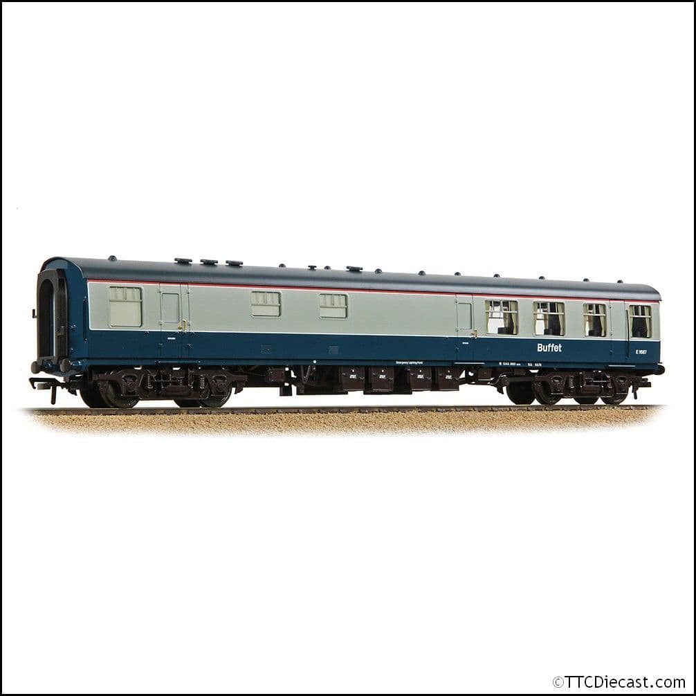 Bachmann 39-853 BR MK1 RB Restaurant Buffet BR Blue & Grey, OO Gauge