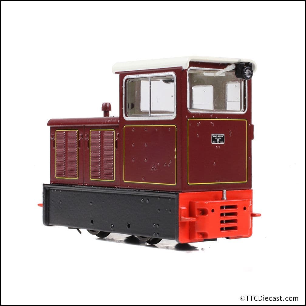 Bachmann 392-027 Baguley-Drewry 70hp Diesel Lined Crimson - OO9 Gauge