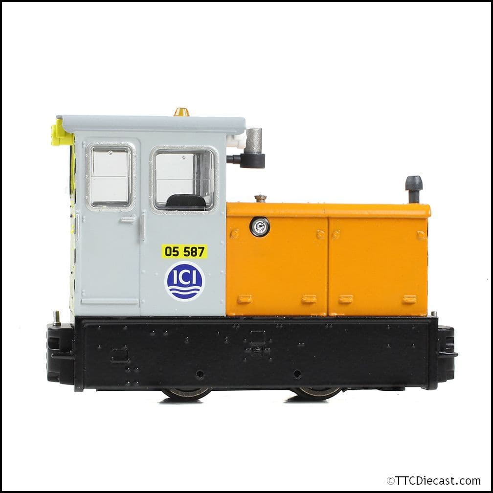 Bachmann 392-028 Baguley-Drewry 70hp Diesel ICI Orange & Grey - OO9 Gauge