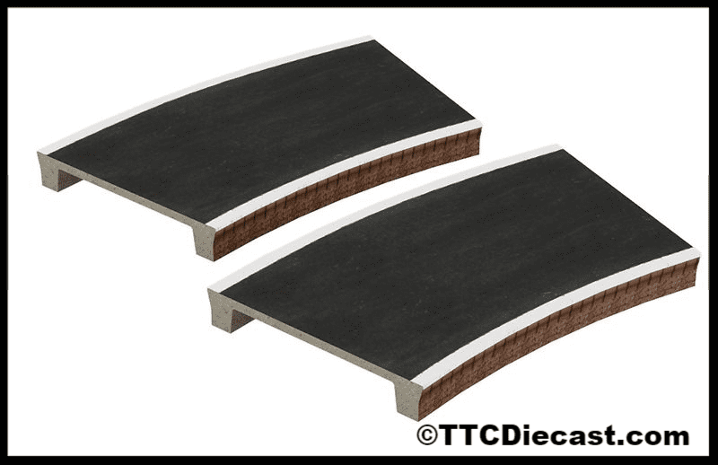 Scenecraft 44-0007 Two Curved Platforms Radius 2