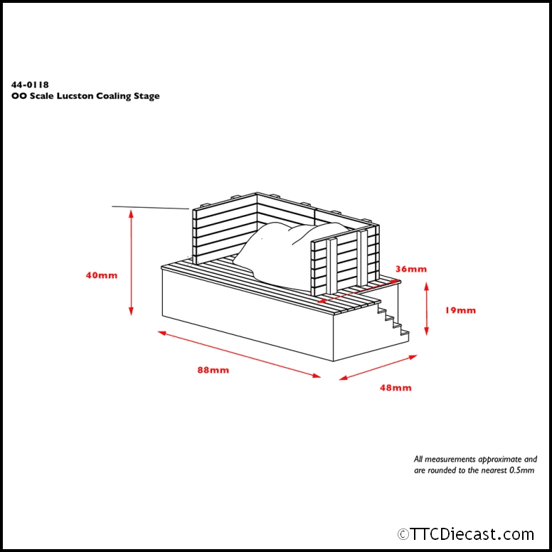 Scenecraft 44-0118 Lucston Coaling Stage, OO Gauge
