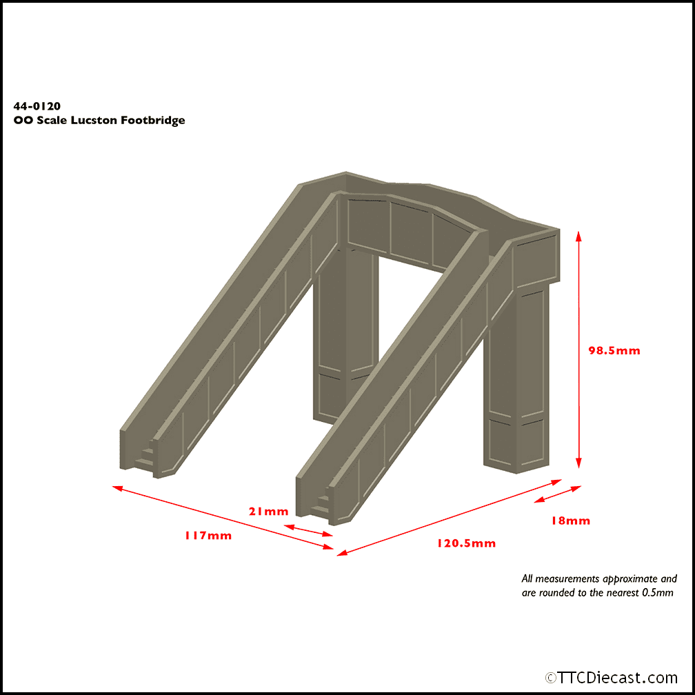 Scenecraft 44-0120 Lucston Footbridge, OO Gauge