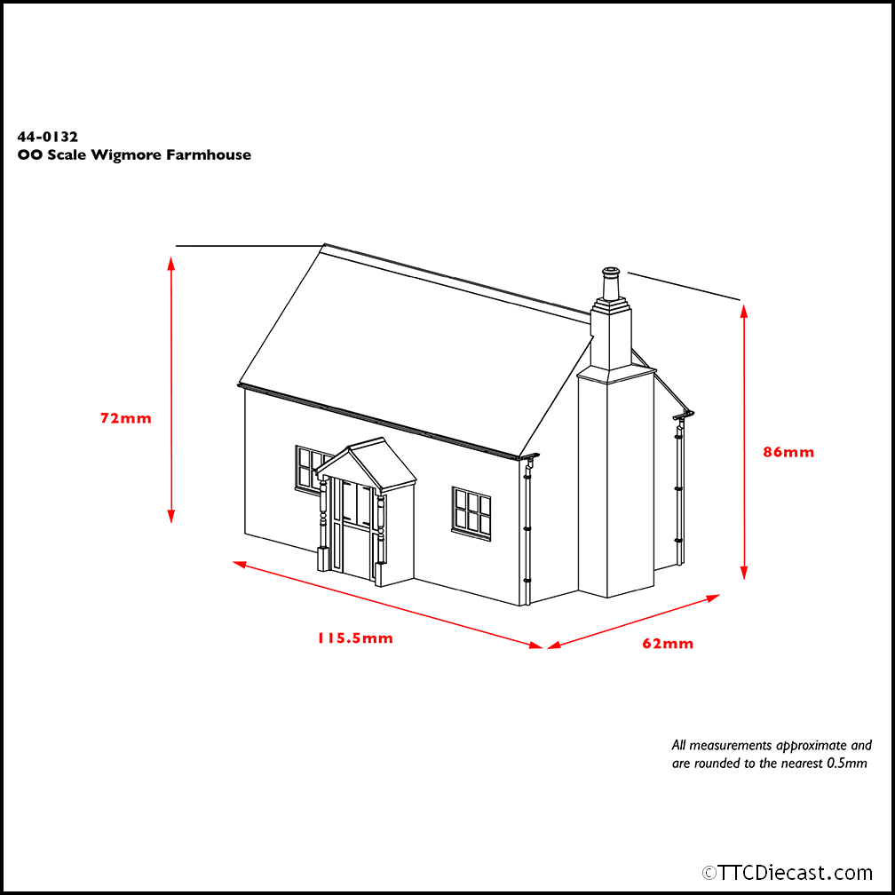 Scenecraft 44-0132 Wigmore Farmhouse, OO Gauge