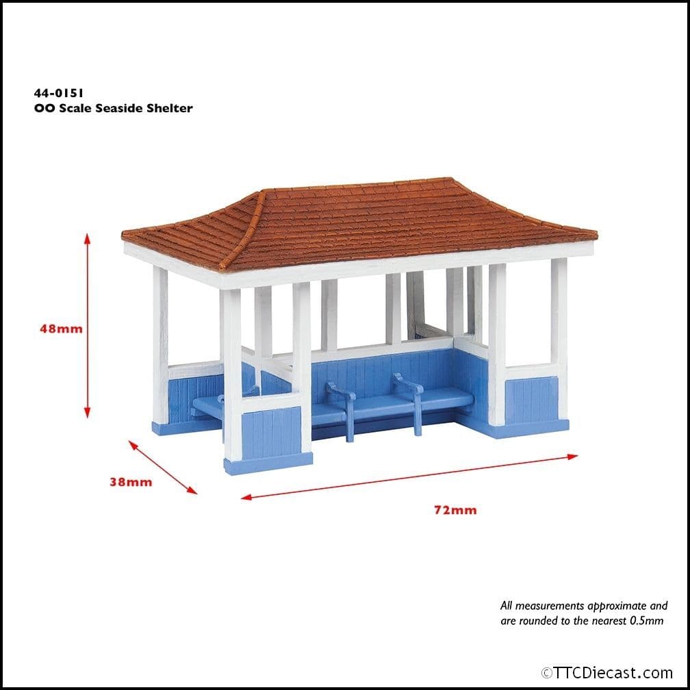 Scenecraft 44-0151 Seaside Shelter OO Gauge