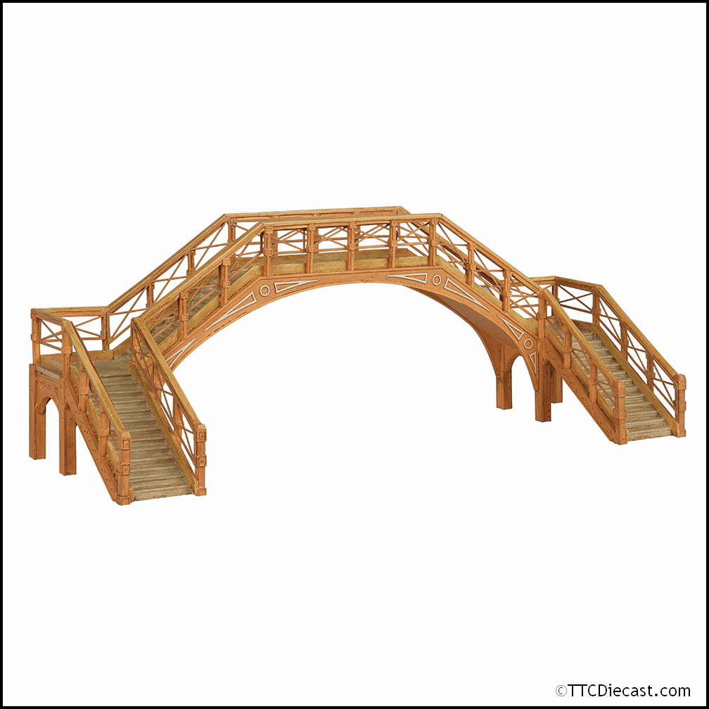 Scenecraft 44-0186 NER Footbridge Brown, OO Gauge