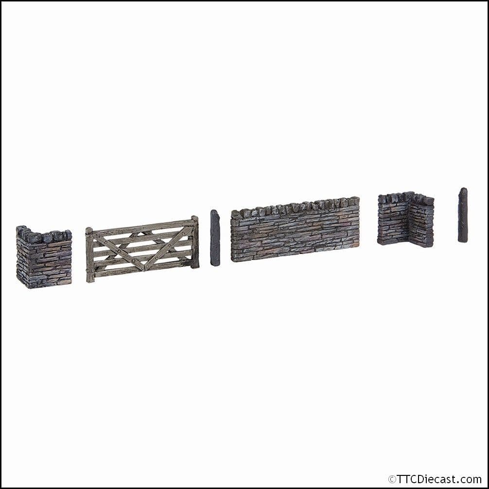 Scenecraft 44-0538 Slate Walling and Gate, OO Gauge