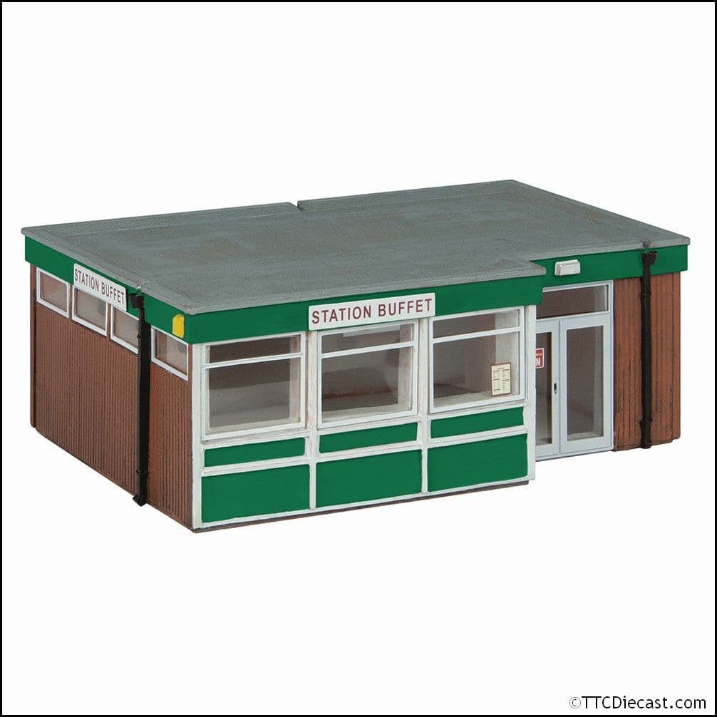 Scenecraft 44-1005G Station Buffet Green, OO Gauge