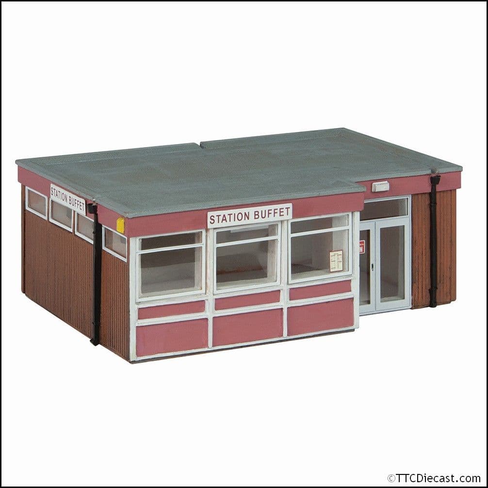 Scenecraft 44-1005R Station Buffet Red, OO Gauge