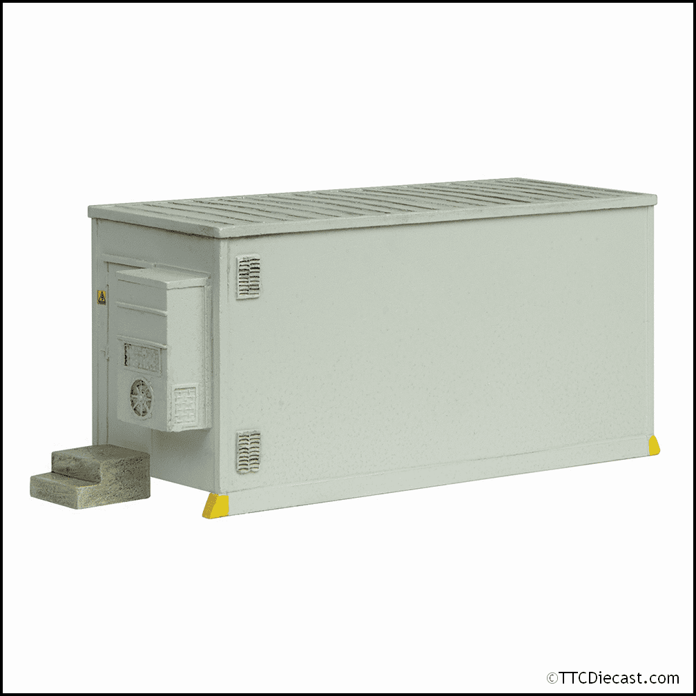 Scenecraft 44-1010 Relocatable Equipment Building Grey OO Gauge