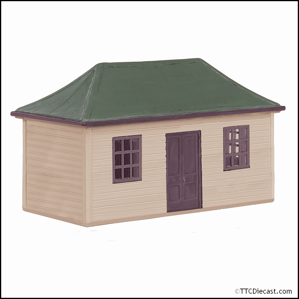 Scenecraft 44-1014A Wooden Pagoda Shed GWR Dark & Light Stone OO Gauge