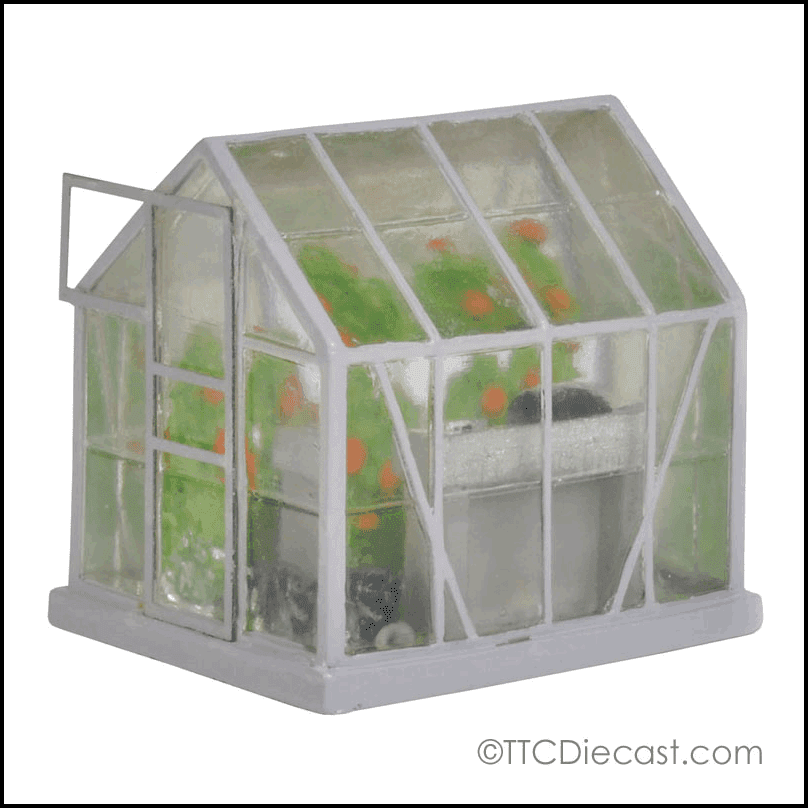 Bachmann 44-515 Greenhouse (x2) 30mm x 20mm x 30mm