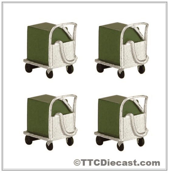 Bachmann 44-567 Coolant Trolleys (x4), OO Gauge *LAST FEW*