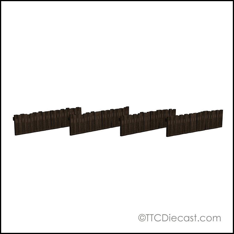 Bachmann 44-595 Sleeper built fencing *LAST FEW*