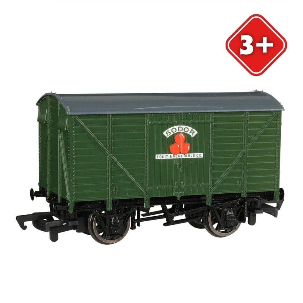 Bachmann Thomas & Friends 77012BE Ventilated Van (Sodor Fruit & Vegetable Co.), OO Gauge