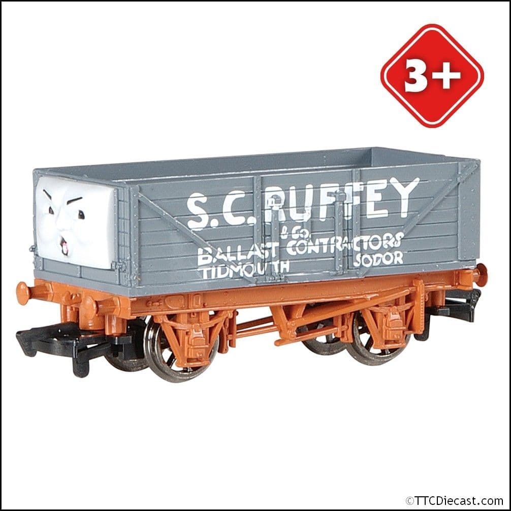 Bachmann Thomas & Friends 77041BE Open Wagon S.C.Ruffey, OO Gauge