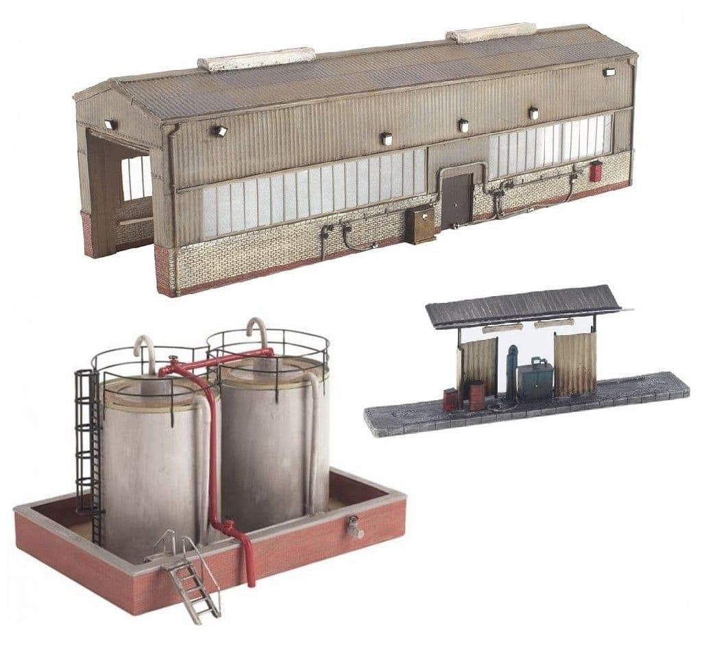 Scenecraft - TT120 Scale Depot Building Bundle - Exclusive to TTCDiecast / Malcs Models