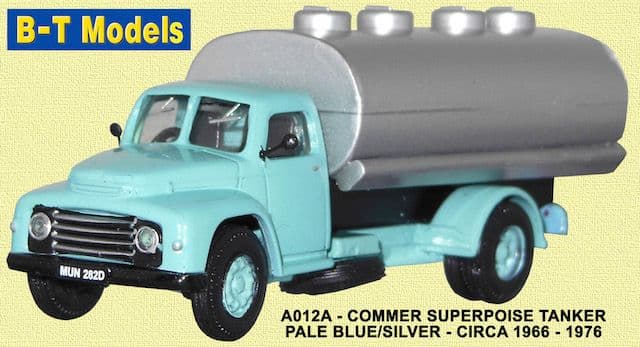 Base Toys A012A Commer Superpoise Tanker Pale Blue/Silver *LAST FEW*