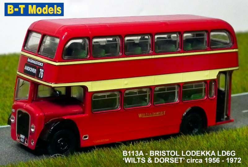 Base Toys B113A Bristol Lodekka LD5G - Wilts & Dorset(76)
