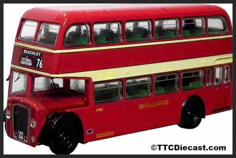 Base Toys B114A Bristol Lodekka LD6G - Red & White (76)