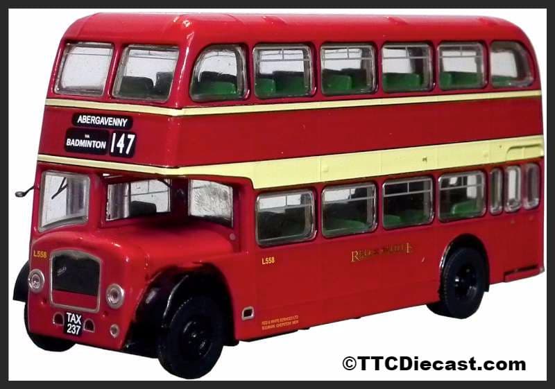Base Toys B114B Bristol Lodekka LD6G - Red & White (147)
