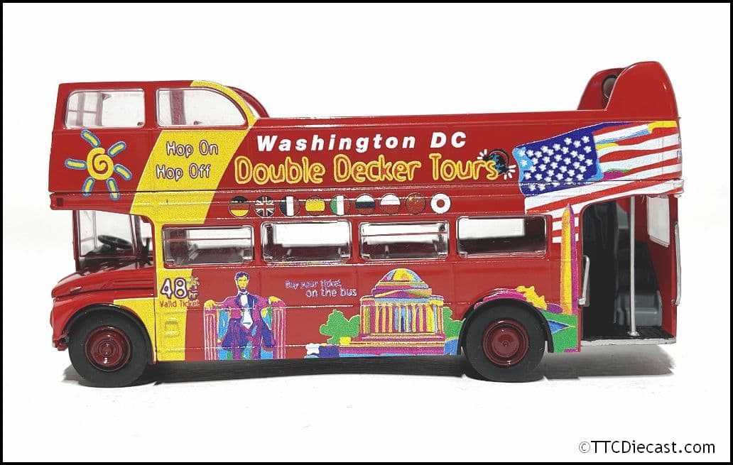 Brekina 61115 AEC Routemaster Open top City Sightseeing Washington DC 1/87 Scale